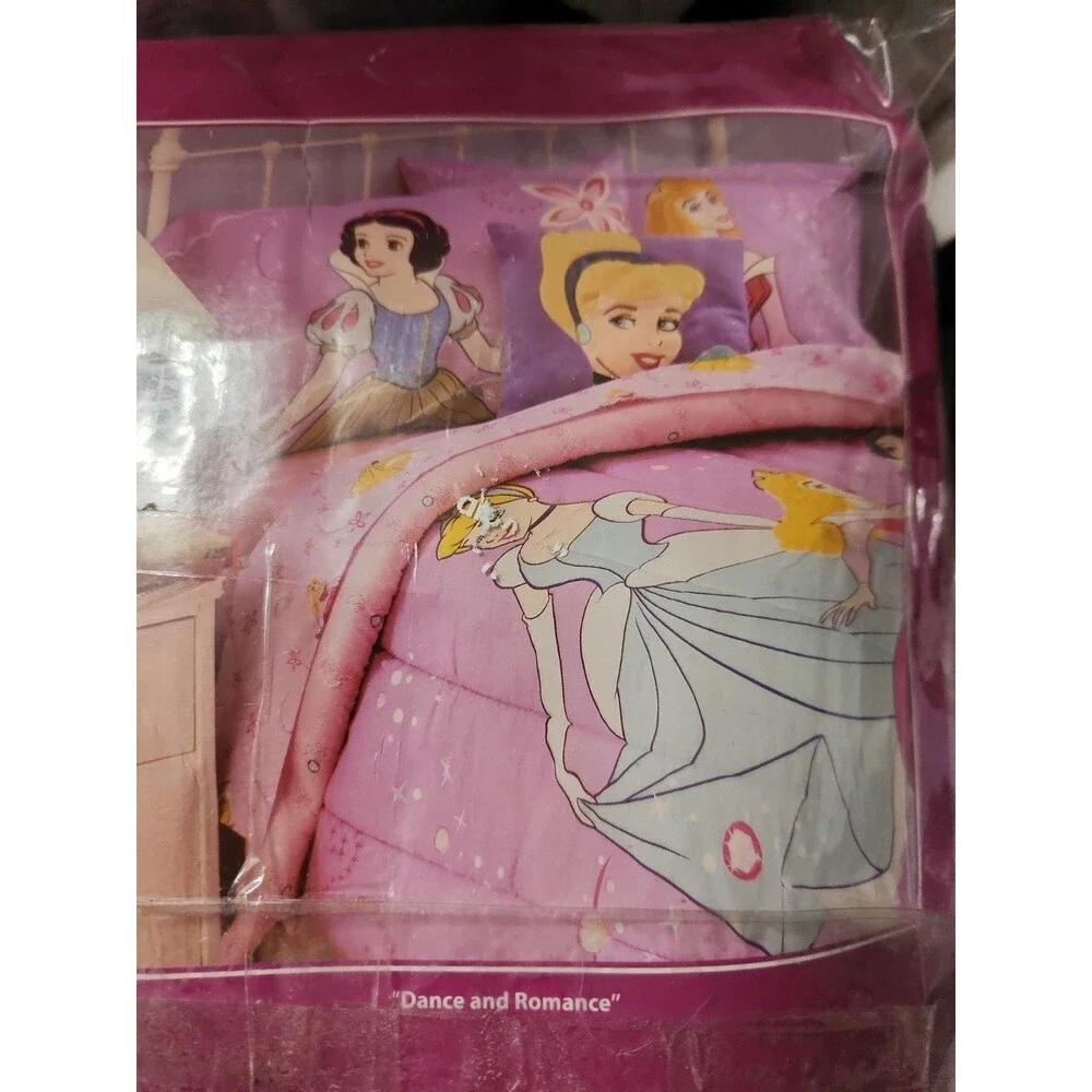 Disney Princess Vintage Dance & Romance Full Sheet Set NIP Cinderella & Friends